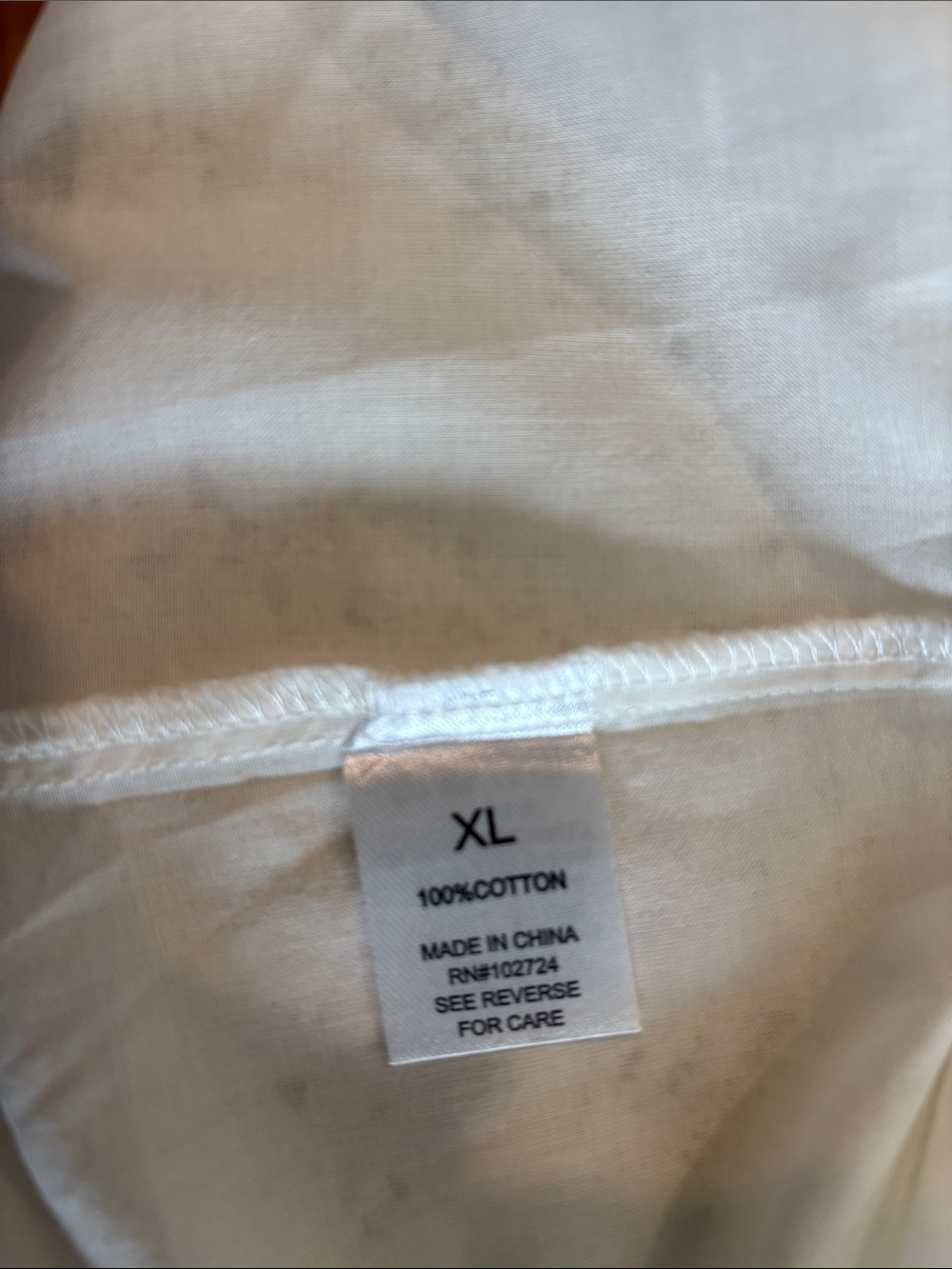 Sheer White Embroidered Button-Up Blouse - Picture 4 of 6